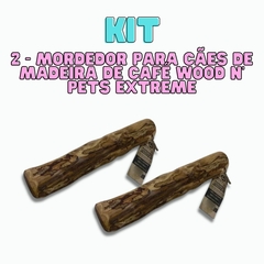 Kit 2 Unid Mordedor para Cães de Café Wood N' Pets Extreme - comprar online