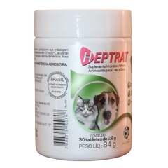 Suplemento Figado Pet Heptrat Tabletes Mastigaveis Alivira 84g - Caramello Pet