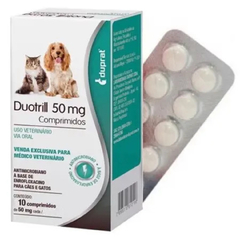 Duotrill Enrofloxacina Cães e Gatos 50mg 10 Comp Duprat na internet