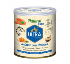 Ultra Premium Gourmet Gato Salmao com Abobora 300gr Natural Cães