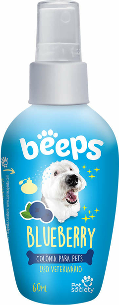 Perfume Colônia para Pets Beeps Pet Society 60mL Blueberry