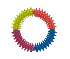 Brinquedo Pet Maciço de Argola Flexível 12cm