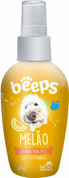 Perfume Colônia para Pets Beeps Pet Society 60mL Melão