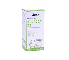 Kit 2 Unid de Aderocal D3 Nutrisana Mundo Animal 20ml na internet