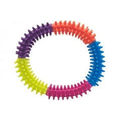 Brinquedo Pet Maciço de Argola Flexível 15cm