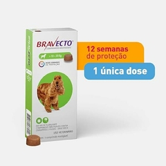 Anti Pulgas e Carrapatos Bravecto 500 Mg 10 a 20 Kg Bravecto - comprar online