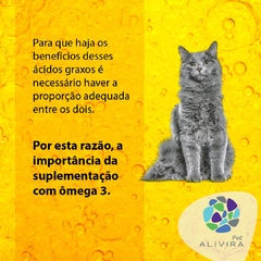 Suplemento Pet Ômega 3 Mega 3 Líquido Alivira Pet 60mL - loja online