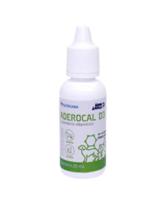 Suplemento Pet Aderocal D3 Nutrisana Mundo Animal 20mL na internet