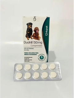 Duotrill Enrofloxacina Cães e Gatos 150mg 10 Comp Duprat na internet