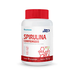 Suplemento Alimentar Mundo Animal Nutrisana Spirulina 30 comprimidos na internet