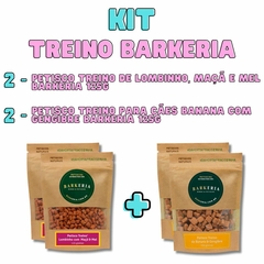 Kit Petiscos Treino Barkeria 2 Unid Lombinho e 2 Unid Banana