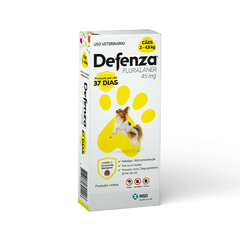 Antipulgas Defenza Cães de 2 a 4,5kg 45mg Msd