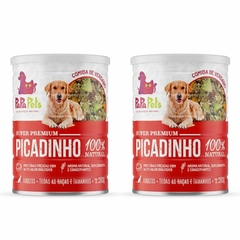 2 unid Papapets Cães Adultos Picadinho 280g Carne Bovina