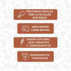 Papapets para Cães Adultos Bistequinha 300g Carne Suína