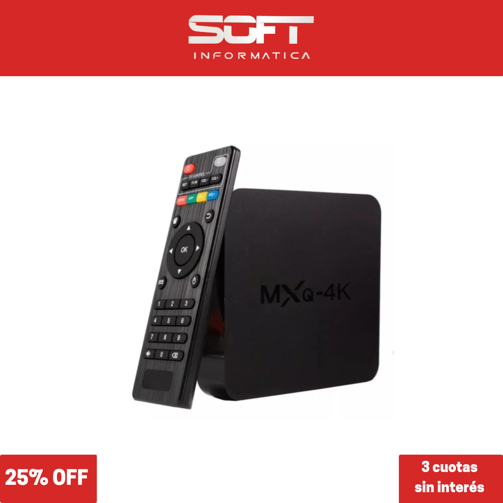 CONVERTIDOR A SMART TV 4K 32GB MXQ MAX