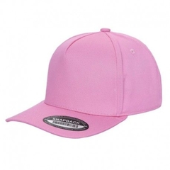 Gorra Snapback 5 panel Rosa