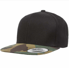 Yupoong 6089TC Snapback Negro/Camoflaje