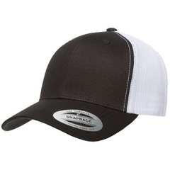 Yupoong 6606T Snapback Negro/Blanco