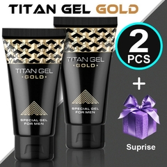 2 pzas de Titan Gel Gold para agrandar el pene - buy online