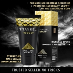 2 pzas de Titan Gel Gold para agrandar el pene na internet