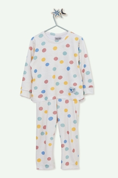 PIJAMA ALGODON ESTAMPADO HAPPY DOTS - comprar online