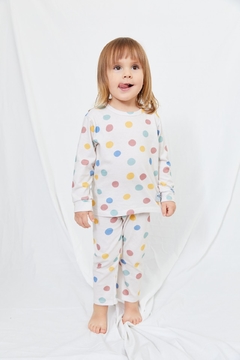 PIJAMA ALGODON ESTAMPADO HAPPY DOTS en internet