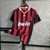 Camisa Milan Retrô 09/10 - Adidas - Vermelha e Preta