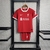 Kit Infantil Liverpool 1 23/24 Torcedor Nike - Vermelho