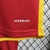 Imagem do Kit Infantil Roma 1 23/24 Torcedor Adidas Masculina - Bordô + Amarelo