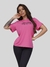Camiseta Oversized Rosa na internet
