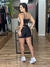 SHORTS BRISA PRETO/GLITTER - CAMY | moda fitness 