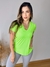 BLUSA MANGA CURTA DRY FIT JANICE VERDE NEON