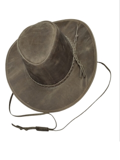 Sombrero australiano de cuero engrasado