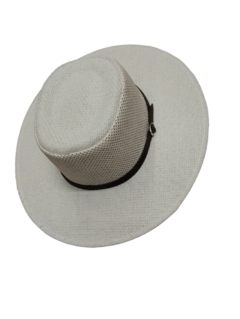 Sombrero campero de rafia de algodon - comprar online