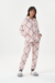 Pijama Feminino Americano Fleece Rosa dos Sonho Xadrez