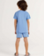 Pijama Infantil Menino Azul Familia Abacaxi Malha 100%Algodão - comprar online