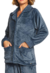 Pijama Feminino Americano Inverno Fleece Azul Marinho - comprar online