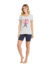 Pijama Feminino Bermudoll Manga Curta Paris e Poá Any Any DE R$ 255,00 POR R$180,00