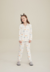 Pijama Infantil Menina Americano Inverno Nuvens Mãe e Filha