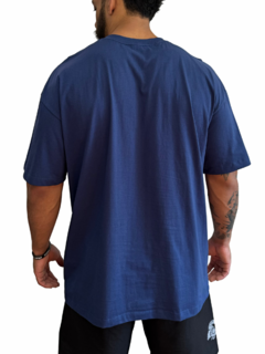 Camiseta Oversized Zerodois Azul Marinho - comprar online