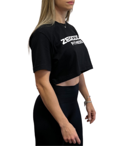 Cropped Zerodois Fitness Preto - comprar online