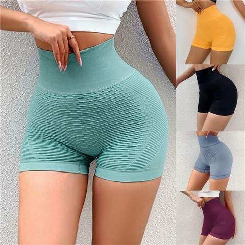 Short Hip lifting elástico calças de cintura alta/esportes yoga  fitness/shorts push up leggings ciclismo