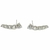 Brincos Earcuff com Zircônia