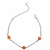 Pulseira com Zircônia Colours Laranja Salpicadas