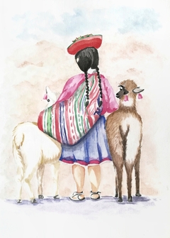 Coyita and llamas