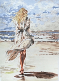 Mujer y el mar