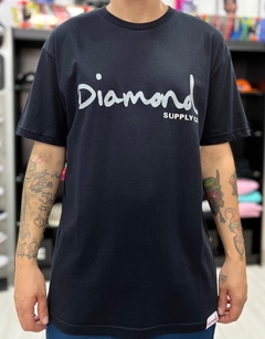 Camiseta Diamond OG SCRIPT TEE Black