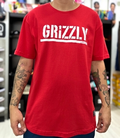 Camiseta Grizzily OG STAMP TEE Red