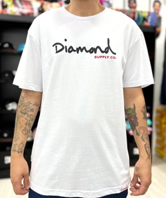 Camiseta Diamond OG SCRIPT TEE White