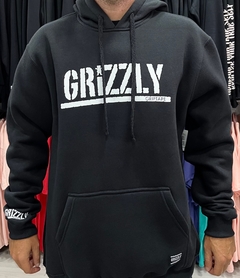 Moletom Grizzly Sweatshirt Grizzly OG Stamp Hoodie Black